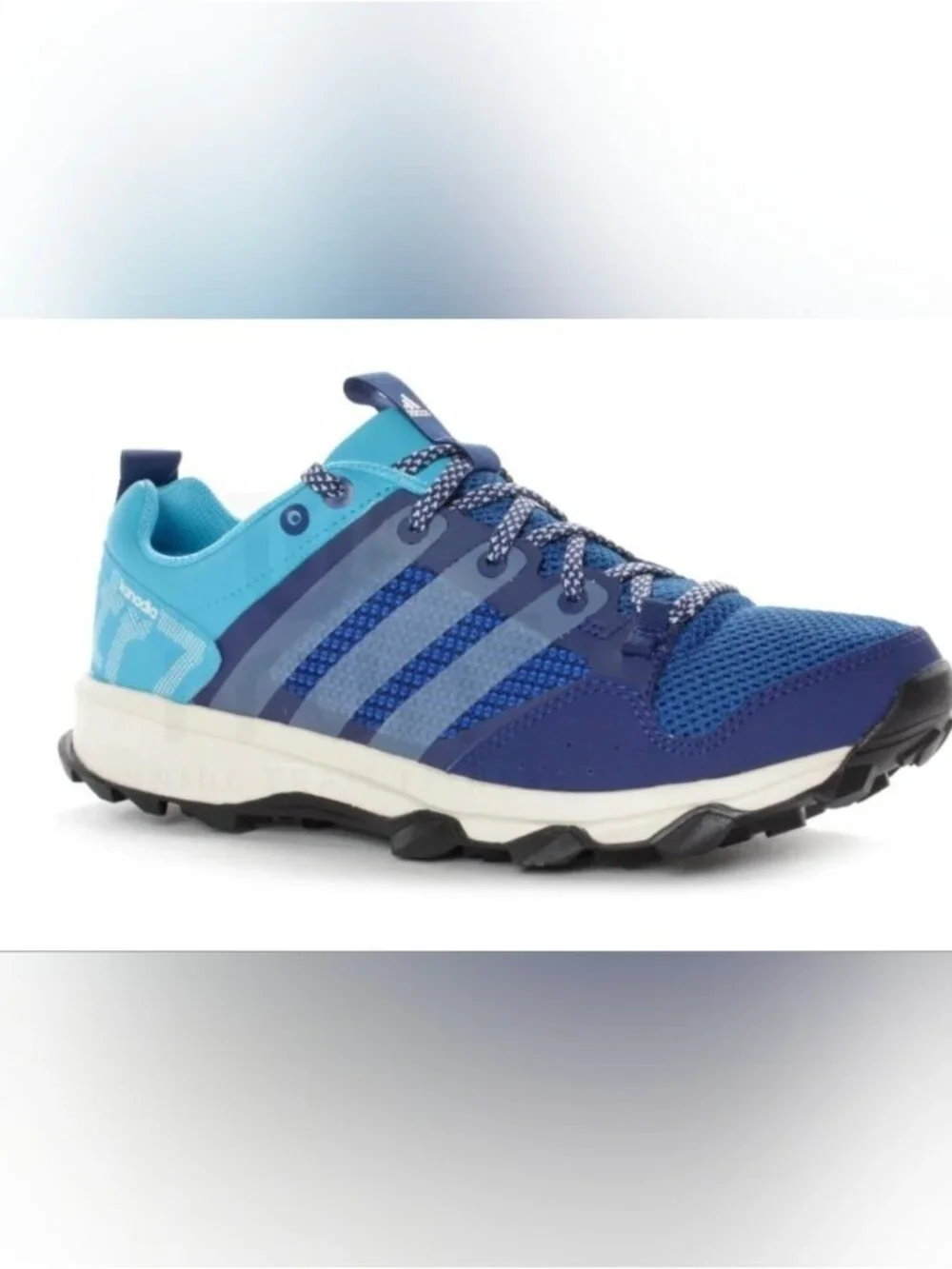 Adidas Kanadia 7 TR women's Runner Trail Shoe Blue & White Size 6.5